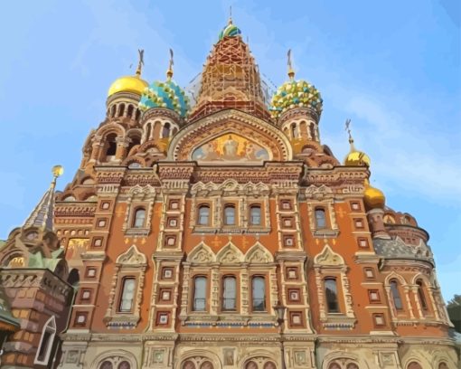 Cathedral Of The Savior On Blood Diamond Painting