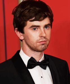 Classy Actor Freddie Highmore Diamond Painting