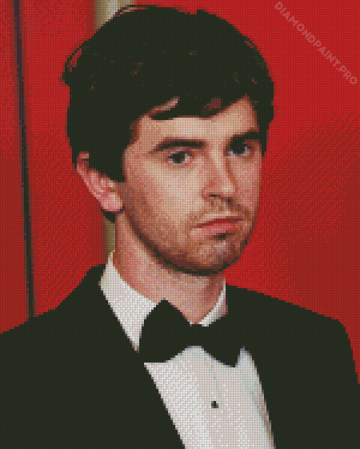 Classy Actor Freddie Highmore Diamond Painting