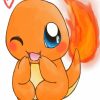 Cute Charmander Art Diamond Painting