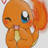 Cute Charmander Art Diamond Painting