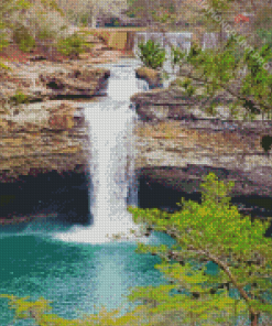 DeSoto Alabama Waterfall Landscape Diamond Painting