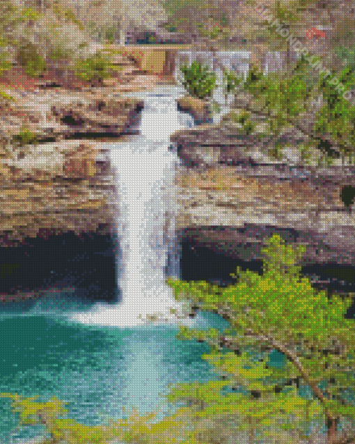 DeSoto Alabama Waterfall Landscape Diamond Painting