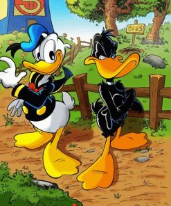 Disney Donald And Daffy Art Diamond Painting