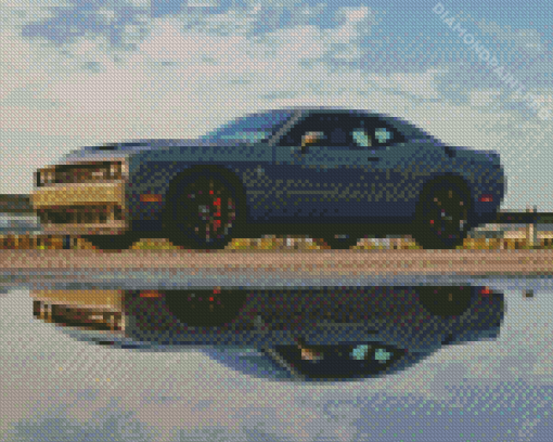 Dodge Challenger Hellcat Redeye Diamond Painting