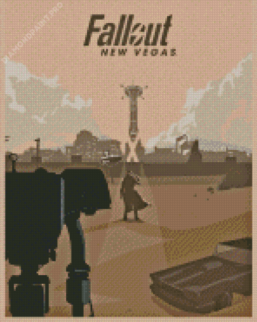 Fallout New Vegas Poster Diamond Painting