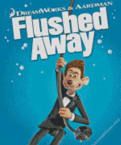 Flushed Away Roddy Poster Diamond Painting