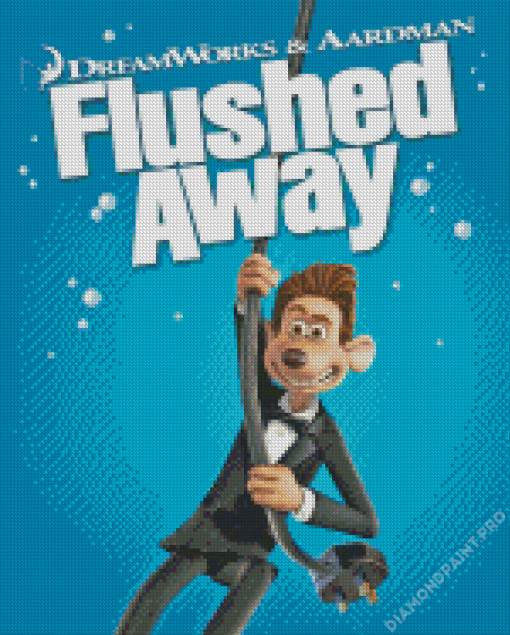 Flushed Away Roddy Poster Diamond Painting