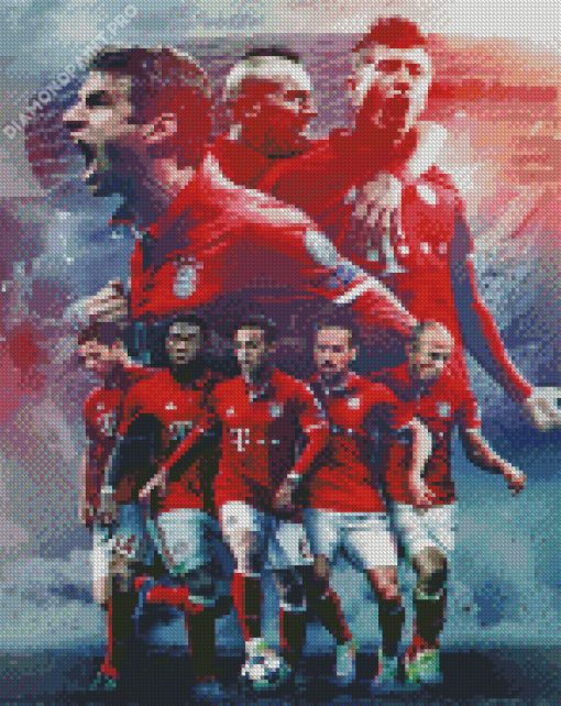 Football Club Fc Bayern Munchen Diamond Painting