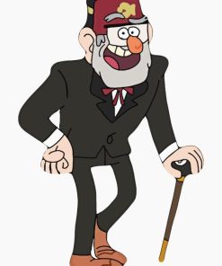 Grunkle Stan Happy Character Diamond Painting