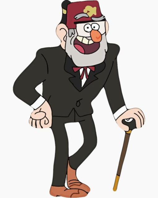 Grunkle Stan Happy Character Diamond Painting