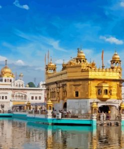 Gurdwara Temple India Diamond Painting