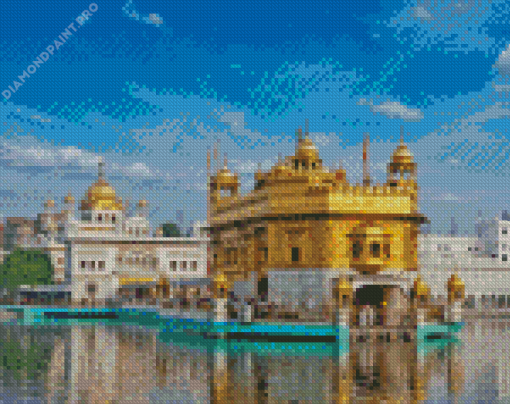 Gurdwara Temple India Diamond Painting