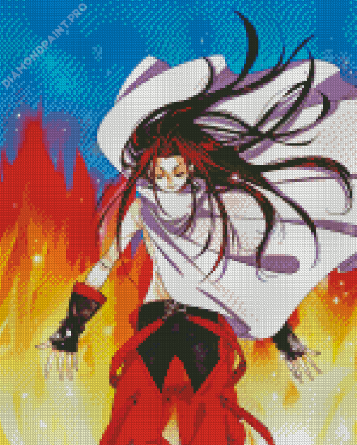 Hao Asakura The Shaman King Art Diamond Painting