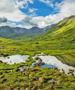 Hatcher Pass Alaska Rock Diamond Painting