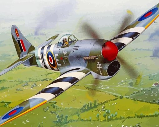 Hawker Typhoon Fighter Diamond Painting