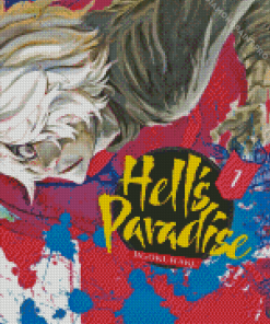 Hells Paradise Anime Art Diamond Painting