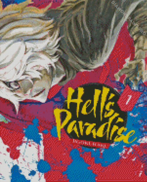 Hells Paradise Anime Art Diamond Painting