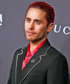 Jared Leto With Red Hair Diamond Painting