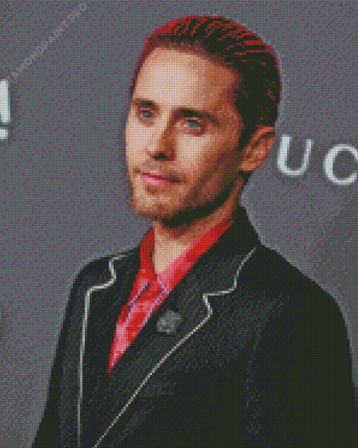 Jared Leto With Red Hair Diamond Painting