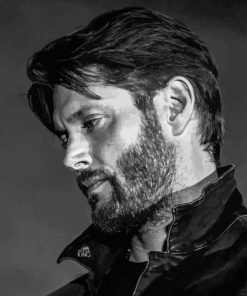 Jensen Ackles Side Profile Diamond Painting