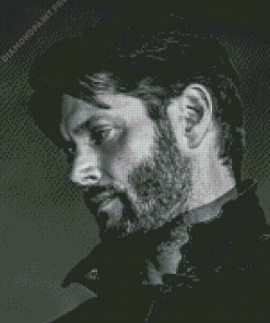 Jensen Ackles Side Profile Diamond Painting