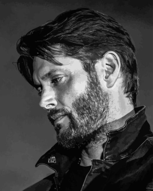 Jensen Ackles Side Profile Diamond Painting