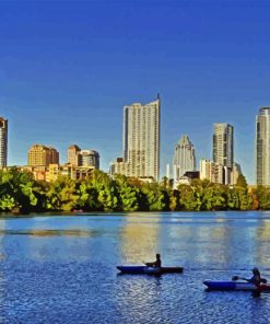 Lady Bird Lake Texas Diamond Painting