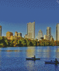 Lady Bird Lake Texas Diamond Painting