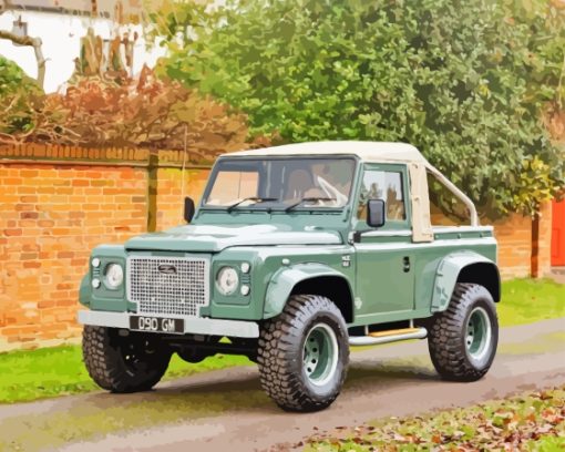 Land Rover Defender 90 Diamond Painting