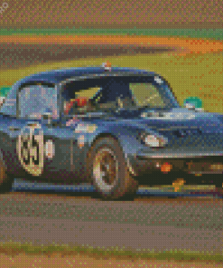 Lotus Elan Race Car Diamond Painting