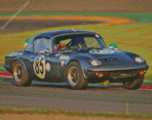 Lotus Elan Race Car Diamond Painting