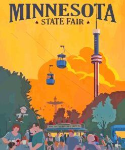 Minnesota State Fair Poster Diamond Painting