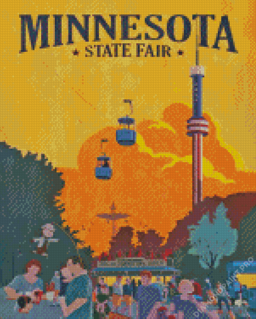 Minnesota State Fair Poster Diamond Painting