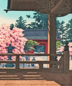 Myohon Temple Hasui Kawase Diamond Painting