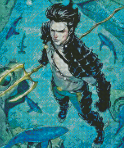 Namor Character Diamond Painting