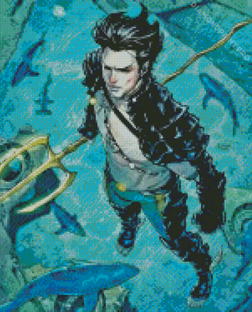 Namor Character Diamond Painting