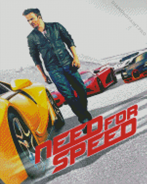 Need For Speed Movie Diamond Painting