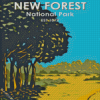 New Forest National Park Poster Diamond Painting