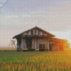 Old House In Sekinchan Padi Fields Diamond Painting