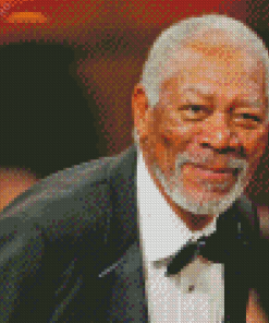 Old Morgan Freeman Diamond Painting