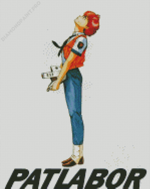 Patlabor Character Poster Diamond Painting