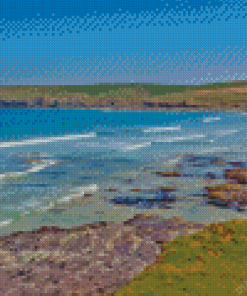 Polzeath Landscape Diamond Painting