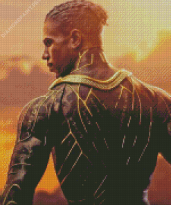 Powerful Erik Killmonger Diamond Painting