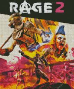 Rage 2 Game Poster Diamond Painting