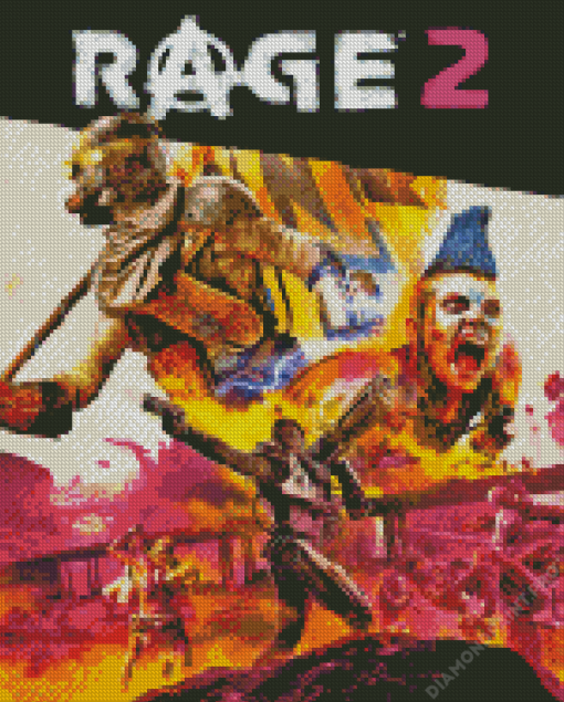 Rage 2 Game Poster Diamond Painting