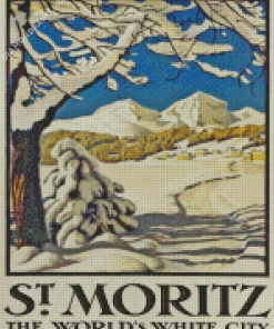 Saint Moritz Worlds White City Diamond Painting