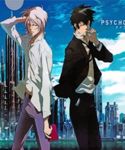 Shinya Kogami And Shougo Makishima Diamond Painting