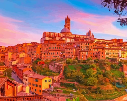 Siena City Diamond Painting