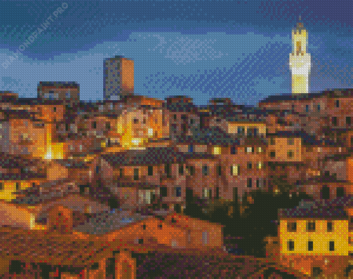 Siena City Italy Diamond Painting